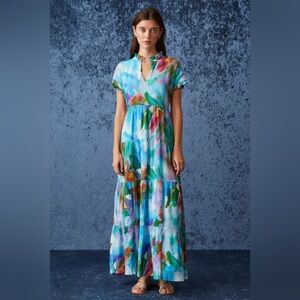 Marie Oliver Farah Dress Watercolor